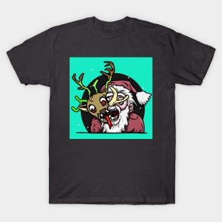 Deer Santa T-Shirt